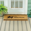 Miami Marlins Large One Color Coir Mat, 36"x24"