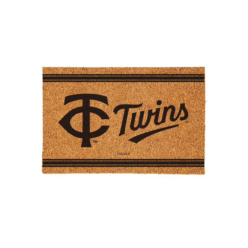 Minnesota Twins Large One Color Coir Mat, 36"x24"