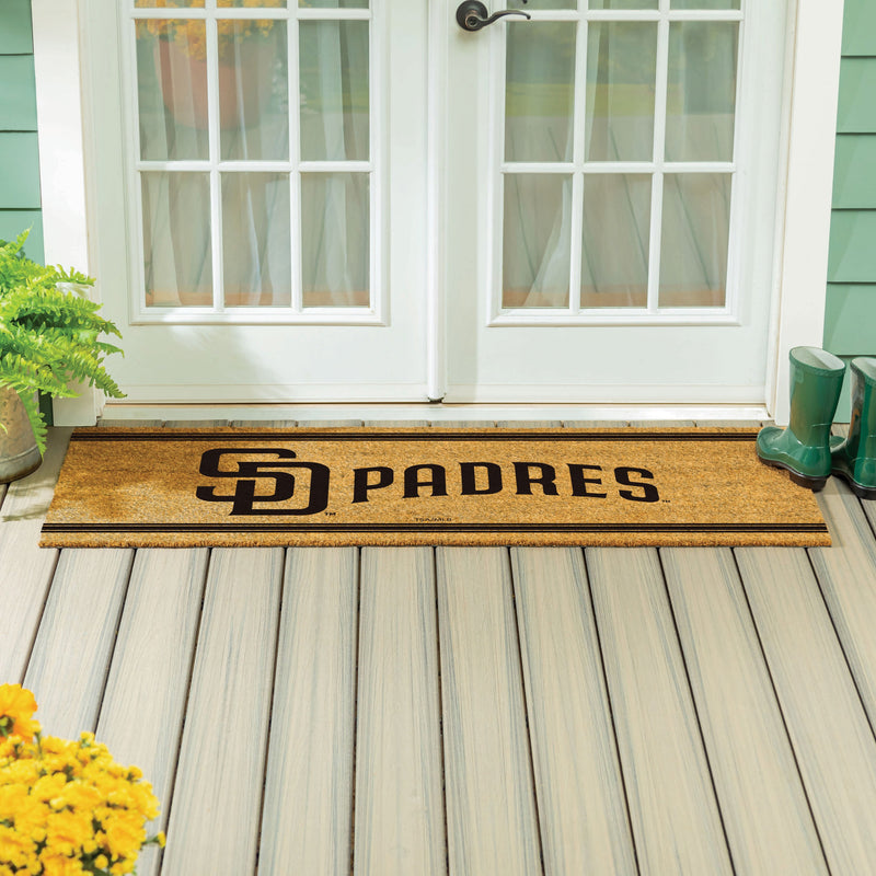 San Diego Padres Extra Large One Color Coir Mat, 60"x24"