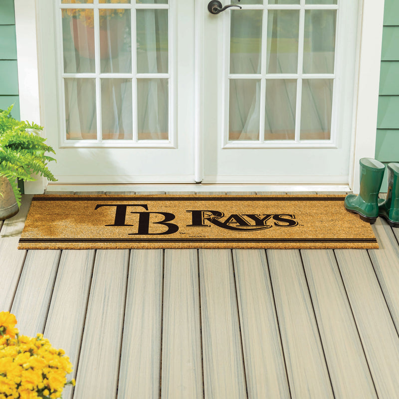Tampa Bay Rays Extra Large One Color Coir Mat, 60"x24"