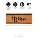 Tampa Bay Rays Extra Large One Color Coir Mat, 60"x24"