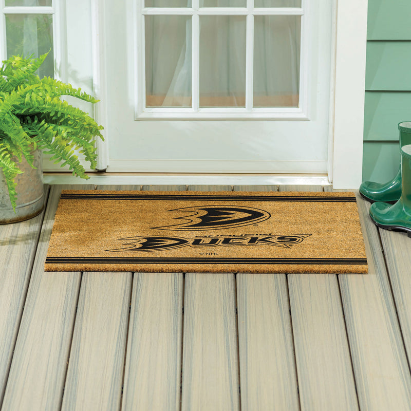 Anaheim Ducks Large One Color Coir Mat, 36"x24"