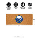 Buffalo Sabres Extra Large Full Color Coir Mat, 60"x24"