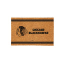 Chicago Blackhawks Large One Color Coir Mat, 36"x24"
