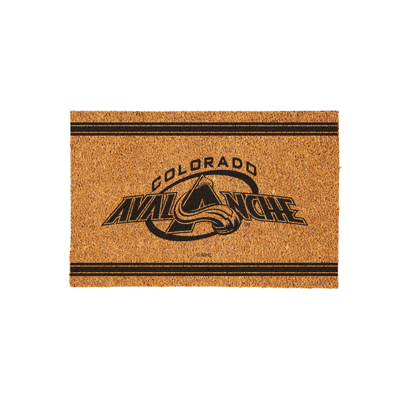 Colorado Avalanche Large One Color Coir Mat, 36"x24"