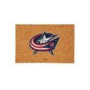 Columbus Blue Jackets Large Full Color Coir Mat, 36"x24"