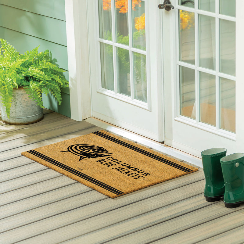 Columbus Blue Jackets Large One Color Coir Mat, 36"x24"
