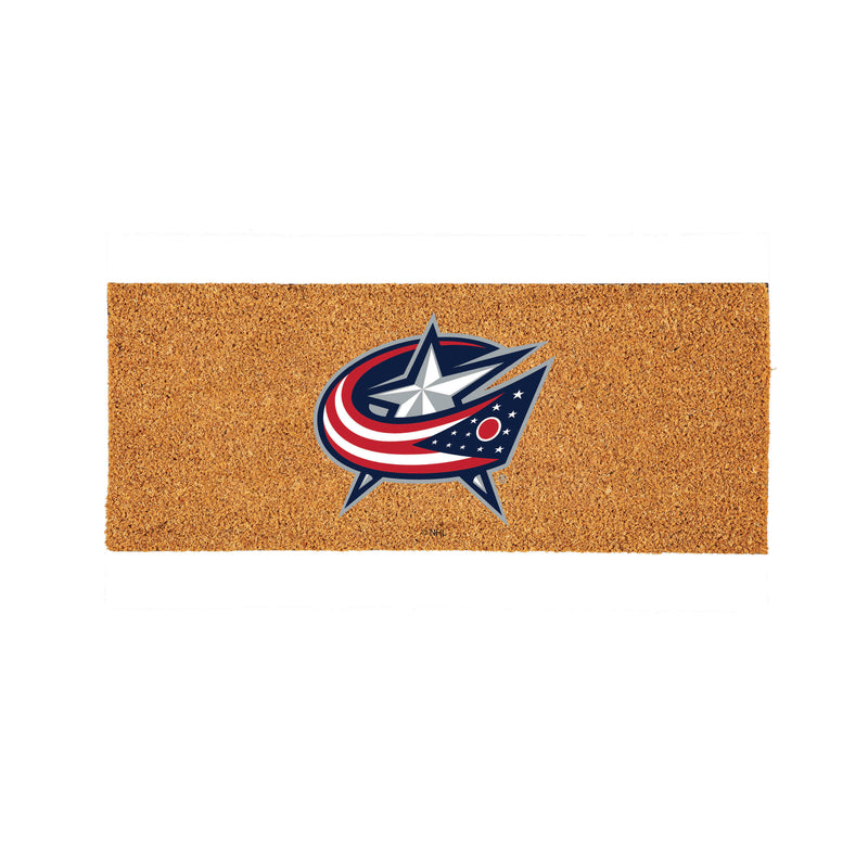 Columbus Blue Jackets Extra Large Full Color Coir Mat, 60"x24"