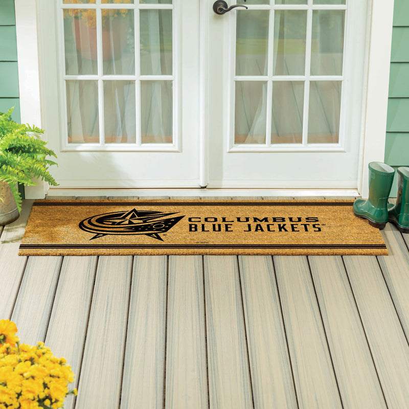 Columbus Blue Jackets Extra Large One Color Coir Mat, 60"x24"