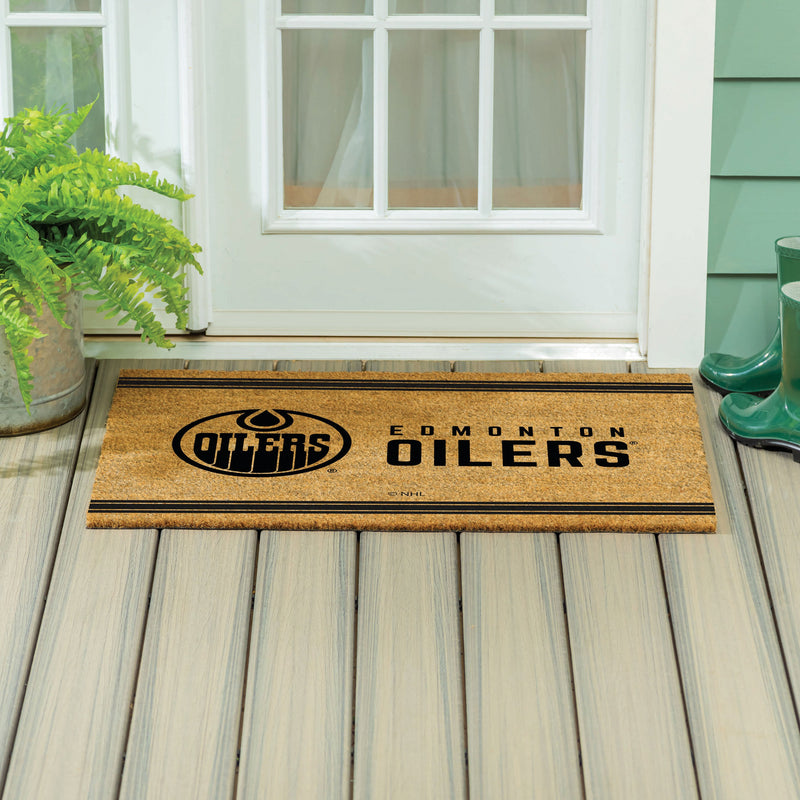 Edmonton Oilers Large One Color Coir Mat, 36"x24"