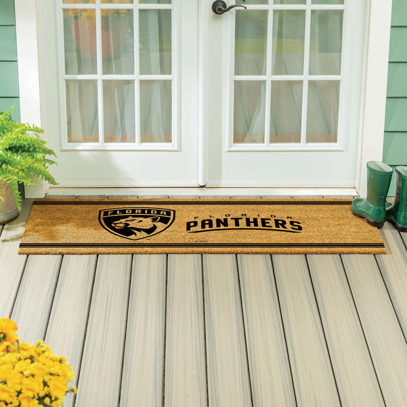 Florida Panthers Extra Large One Color Coir Mat, 60"x24"