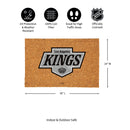 Los Angeles Kings Large Full Color Coir Mat, 36"x24"