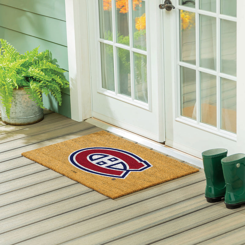 Montreal Canadiens Large Full Color Coir Mat, 36"x24"
