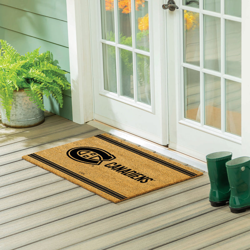 Montreal Canadiens Large One Color Coir Mat, 36"x24"