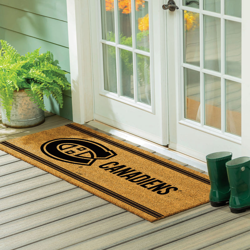 Montreal Canadiens Extra Large One Color Coir Mat, 60"x24"