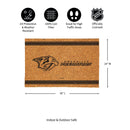 Nashville Predators Large One Color Coir Mat, 36"x24"