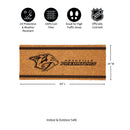 Nashville Predators Extra Large One Color Coir Mat, 60"x24"