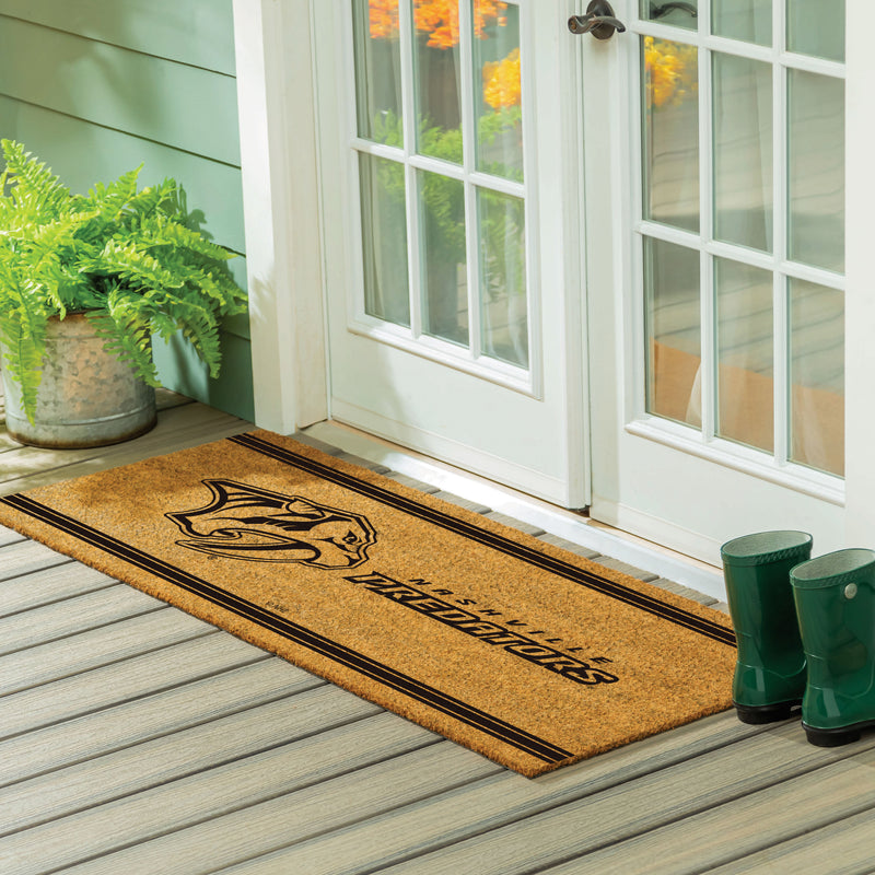 Nashville Predators Extra Large One Color Coir Mat, 60"x24"