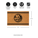 New York Islanders Large One Color Coir Mat, 36"x24"