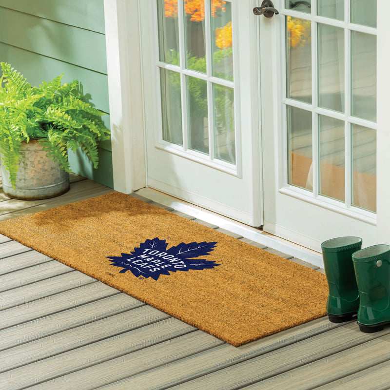 Toronto Maple Leafs Extra Large Full Color Coir Mat, 60"x24"