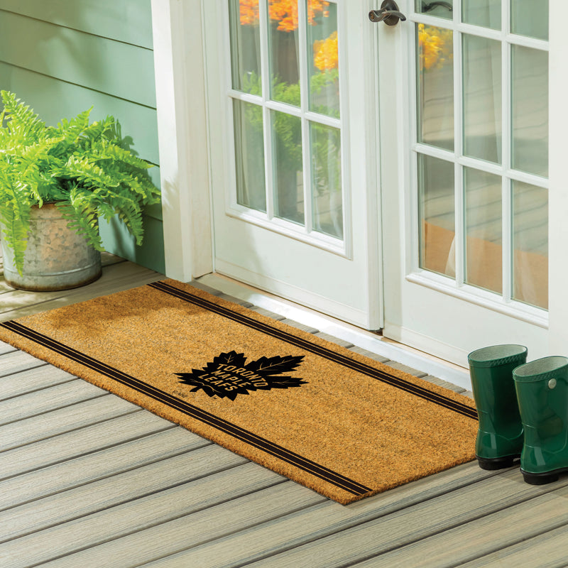 Toronto Maple Leafs Extra Large One Color Coir Mat, 60"x24"