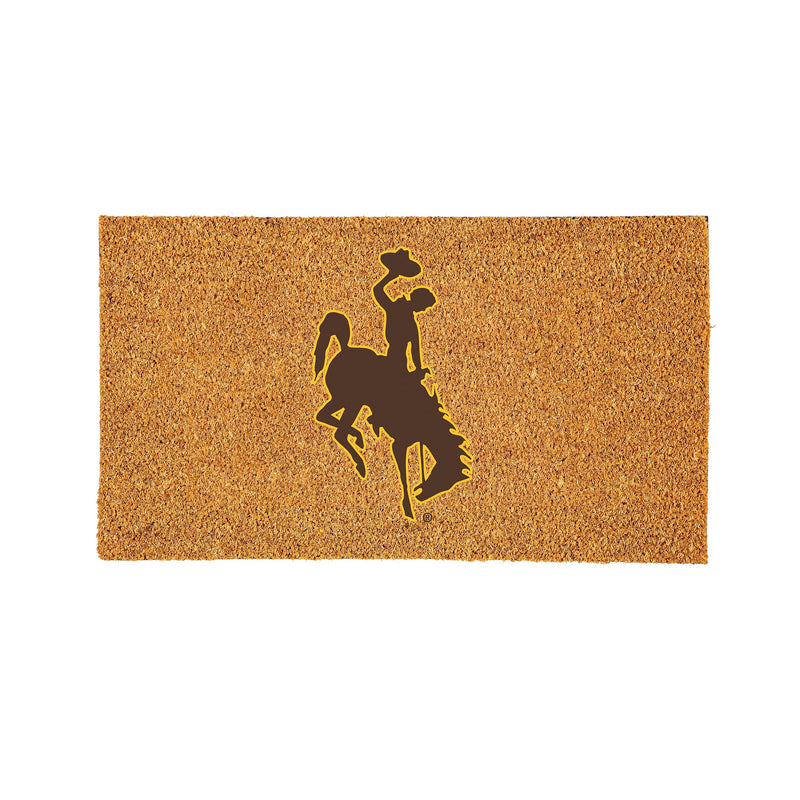 Coir Mat, 16"x28", University of Wyoming