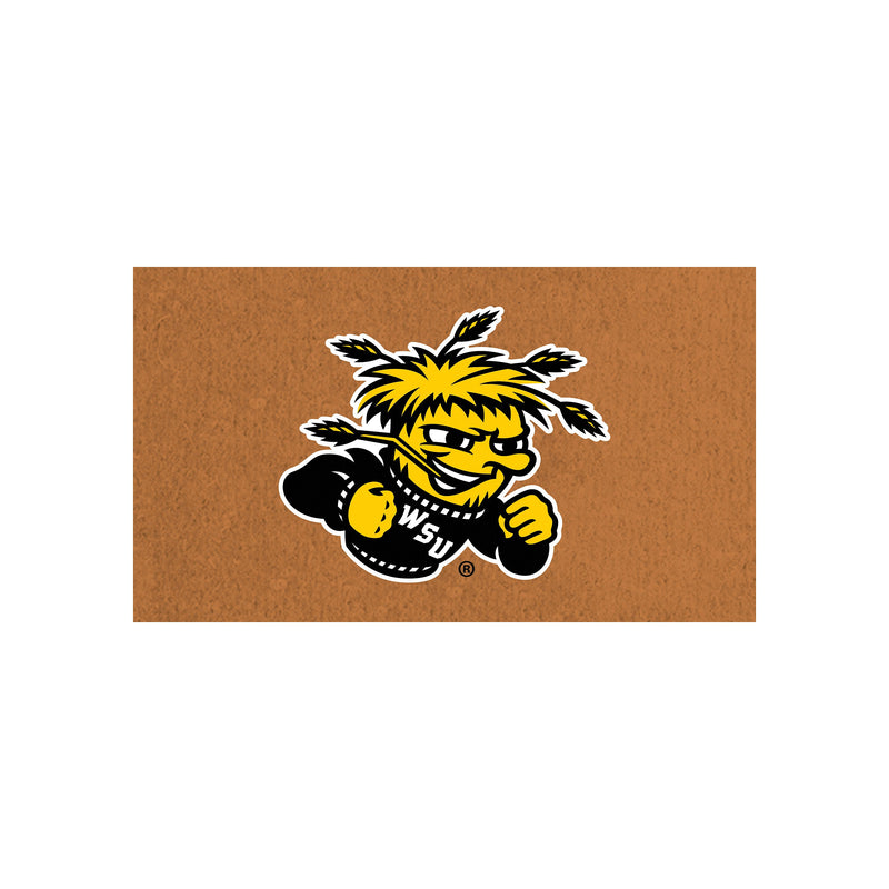 Coir Mat, 16"x28", Wichita State University