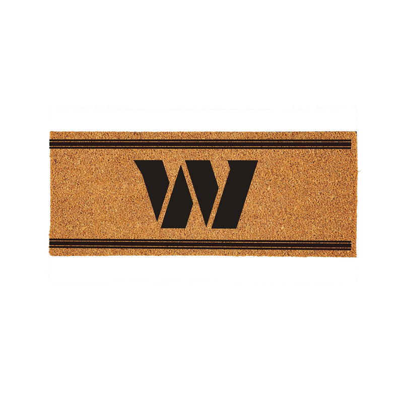 Washington Commanders Extra Large One Color Coir Mat, 60"x24"