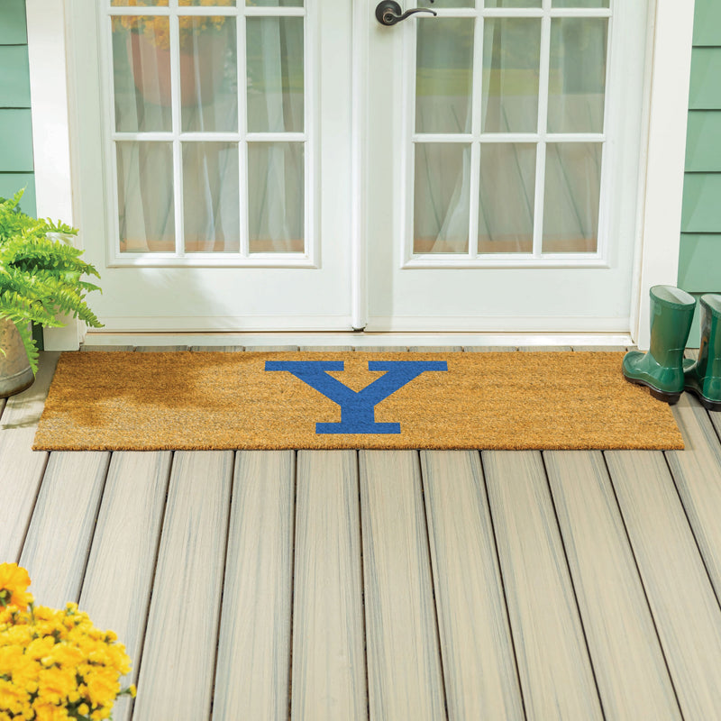 Yale University Extra Large Full Color Coir Mat, 60"x24"