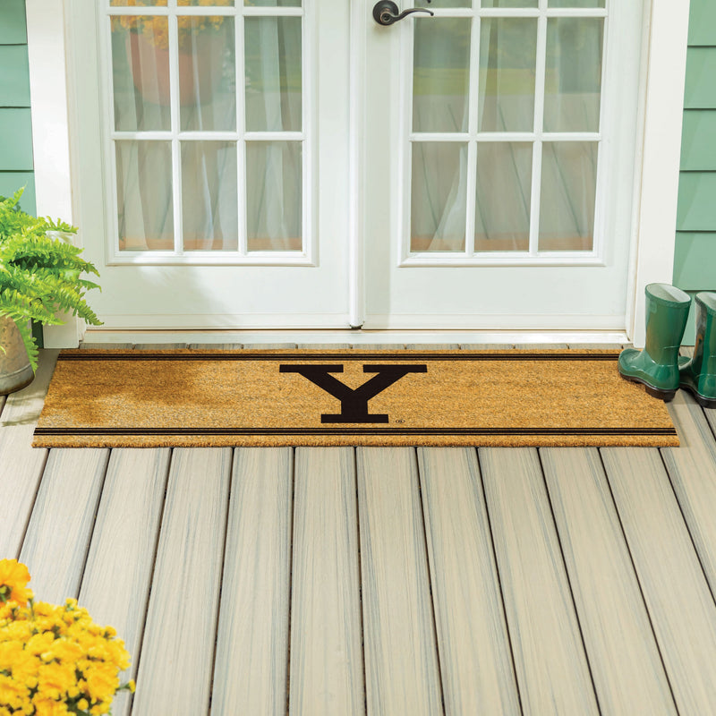 Yale University Extra Large One Color Coir Mat, 60"x24"