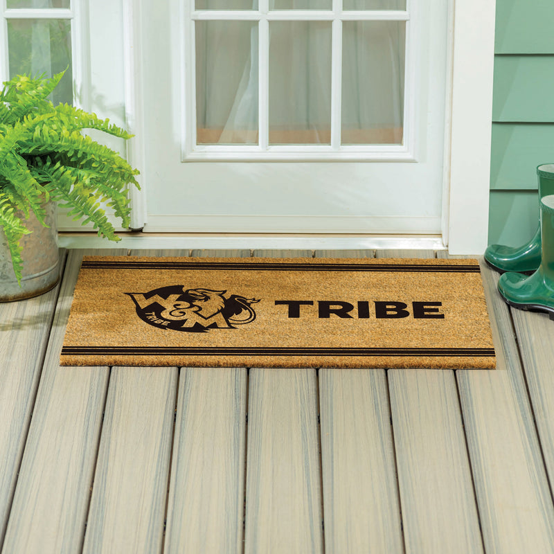 William & Mary Large One Color Coir Mat, 36"x24"
