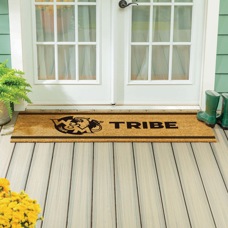 William & Mary Extra Large One Color Coir Mat, 60"x24"