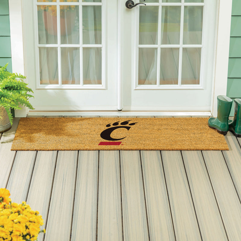 University of Cincinnati Extra Large Full Color Coir Mat, 60"x24"