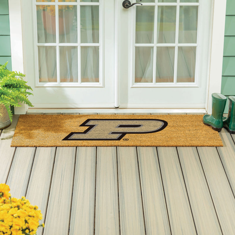 Purdue University Extra Large Full Color Coir Mat, 60"x24"