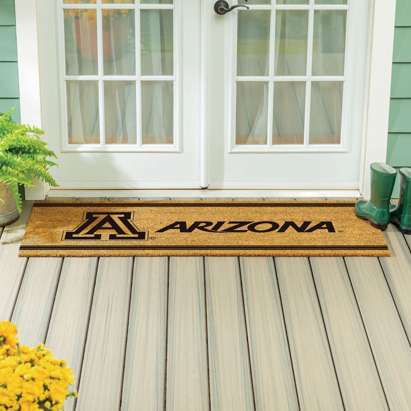 University of Arizona Extra Large One Color Coir Mat, 60"x24"
