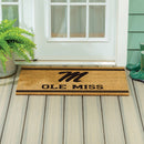 University of Mississippi Large One Color Coir Mat, 36"x24"