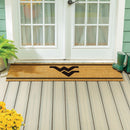 West Virginia University Extra Large One Color Coir Mat, 60"x24"