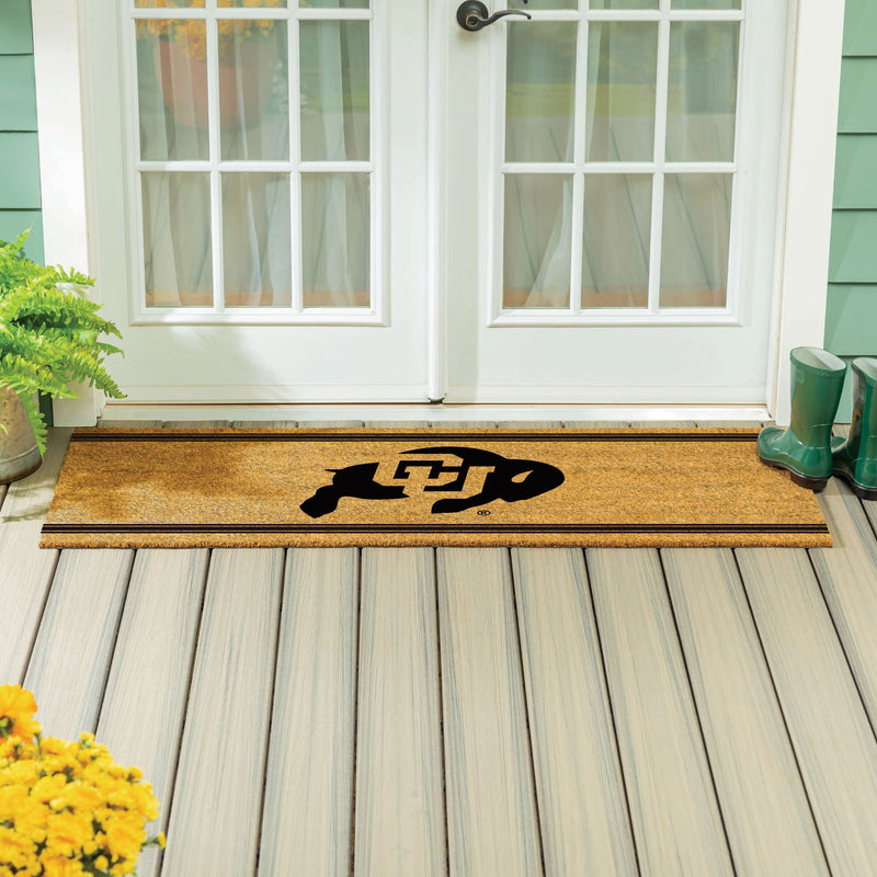 University of Colorado Extra Large One Color Coir Mat, 60"x24"