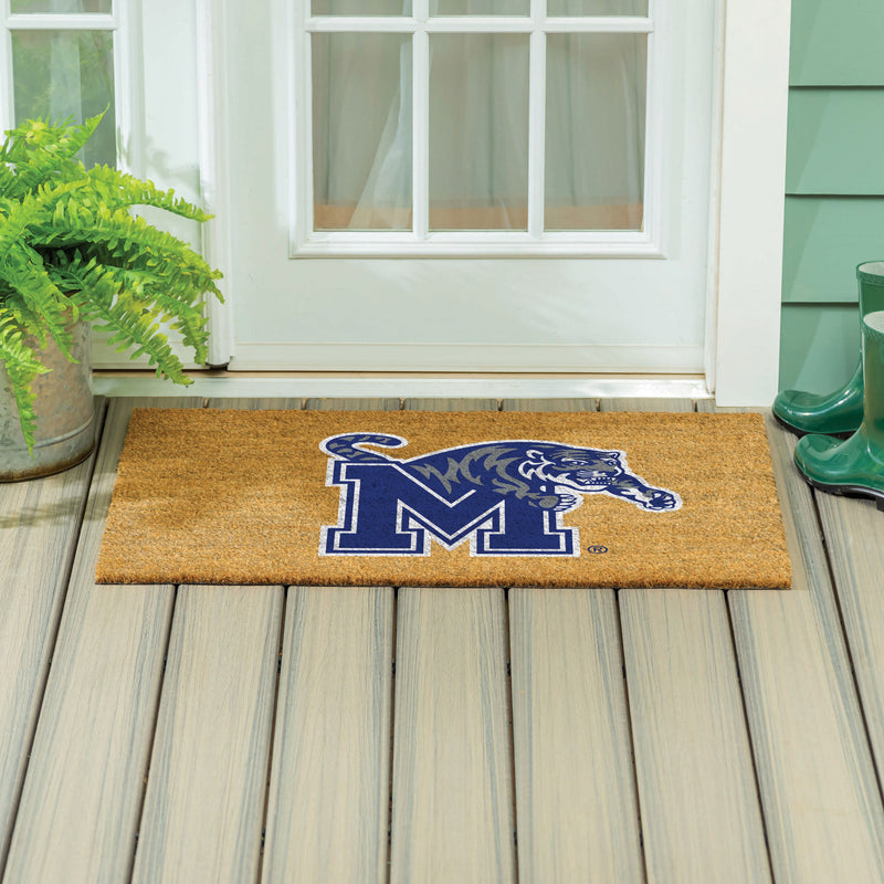 University of Memphis Large Full Color Coir Mat, 36"x24"