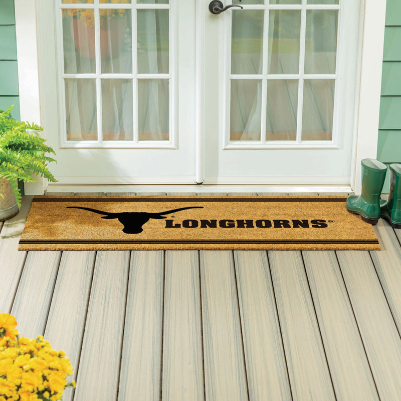 University of Texas Extra Large One Color Coir Mat, 60"x24"