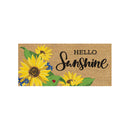 Sensational Sunflower Flocked Sassafras Coir Switch Mat