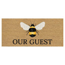Bee Our Guest Flocked Coir Sassafras Switch Mat