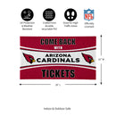 28" x 16" PVC Trapper Mat, Come Back with Tickets, Arizona Cardinals