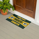 28" x 16" PVC Trapper Mat, Come Back with Tickets, Green Bay Packers