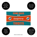 28" x 16" PVC Trapper Mat, Come Back with Tickets, Miami Dolphins