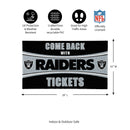 28" x 16" PVC Trapper Mat, Come Back with Tickets, Las Vegas Raiders