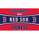 Boston Red Sox Come Back with Tickets PVC Trapper Mat, 28" x 16"