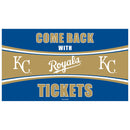 Kansas City Royals Come Back with Tickets PVC Trapper Mat, 28" x 16"
