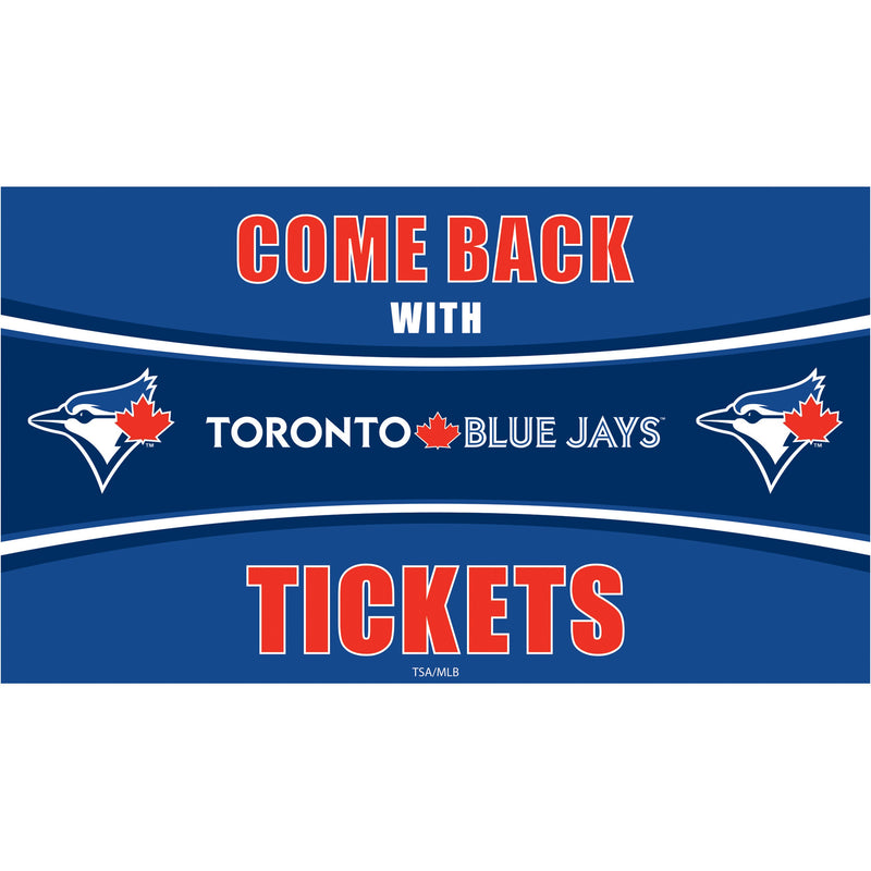 Toronto Blue Jays Come Back with Tickets PVC Trapper Mat, 28" x 16"