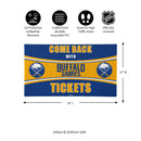 28" x 16" PVC Trapper Mat, Come Back with Tickets, Buffalo Sabres
